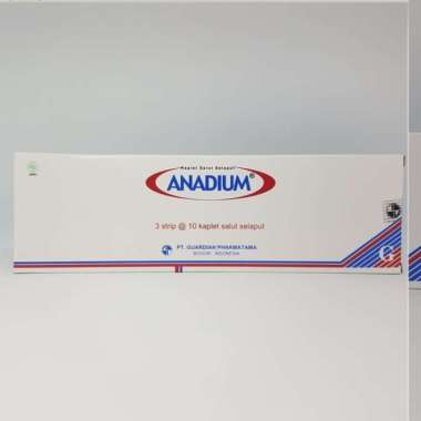 Anadium Suplemen Untuk Mengurangi Gejala Wasir 1 Box Isi 30 Kaplet Original Mecosin Indonesia