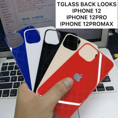 Anti Gores Belakang Iphone 12 Iphone 12 Pro Iphone 12 Pro MAX Tempered Glass Back (Belakang) Looks L
