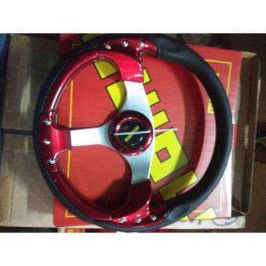 Stir Mobil 14" Momo Racing Merah