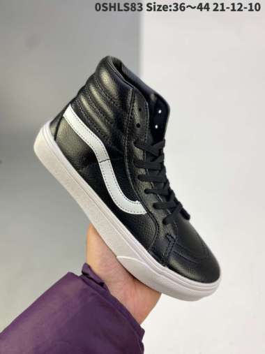 blue vans with brown sole