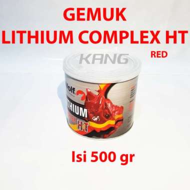 Grease Gemuk HI-TEMP GREASE 500 gram WOLF Lithium Complex HT Red