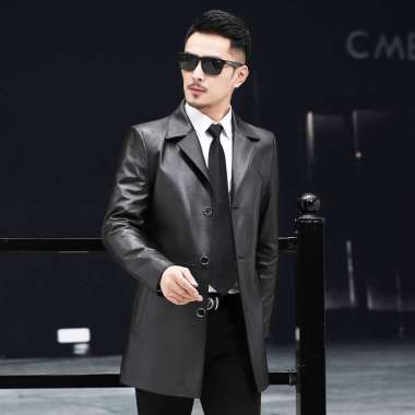 genuine leather coat