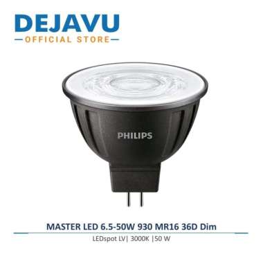 Lampu Sorot Phillips MASTER LED 6.5-50W 930 MR16 10D Dim