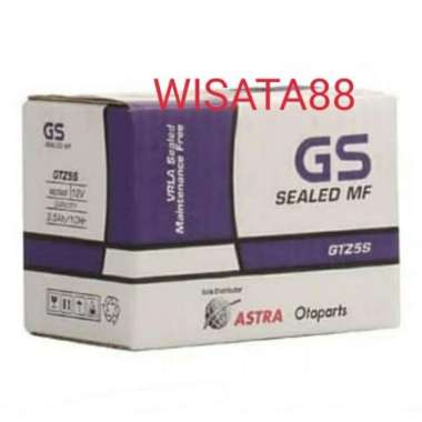 Baterai Aki Motor Gs Astra Gtz5S Original Honda/Yamaha/Suzuki Murah