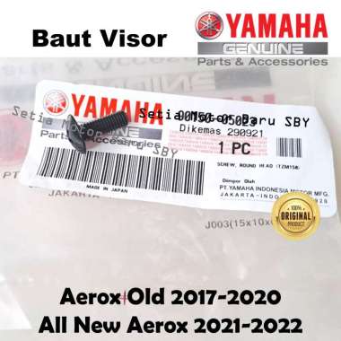 Baut Mur Visor Aerox Old All New Aerox Asli Original Yamaha Surabaya 901500502300