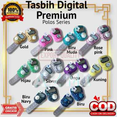 New !!! Tasbih Digital Premium Motif Polos Tasbih Hias Digital Swarovski Ungu