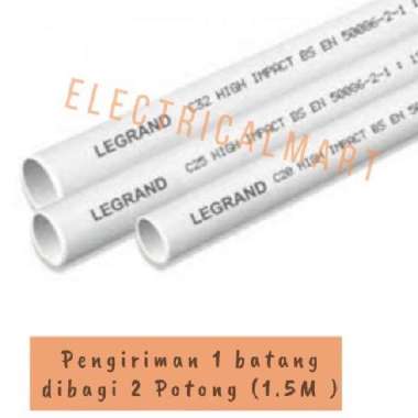 LEGRAND PIPA CONDUIT Putih 20mm / Pipa Listrik 20mm