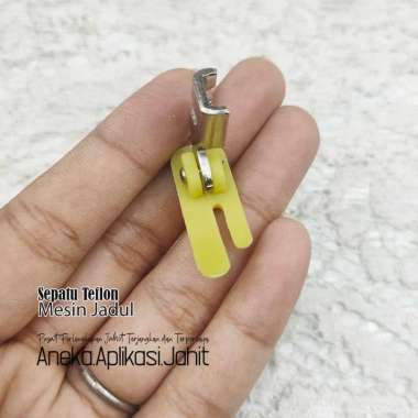 1 BIJI SEPATU TEFLON MESIN JAHIT BUTTERFLY SINGER JADUL CLASSIC HITAM KLASIK