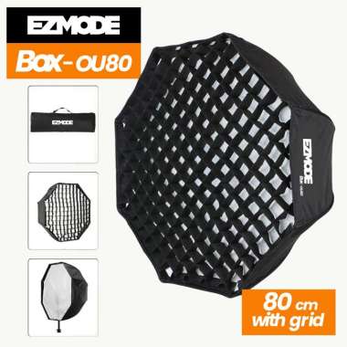 EZMODE Umberella Softbox 80cm Reflector with Honeycomb Grid