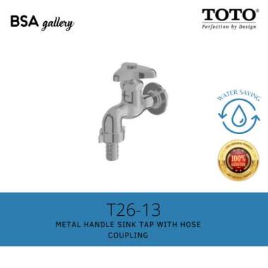 KERAN TEMBOK TOTO T26-13 / KRAN AIR TOTO DENGAN SAMBUNGAN SELANG