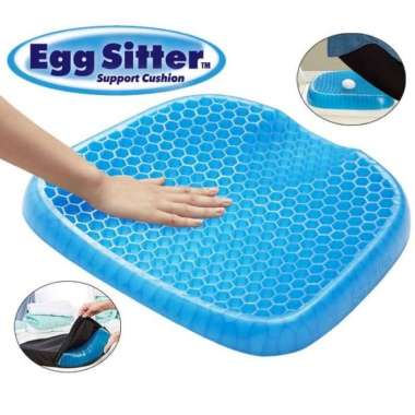 Egg Sitter Alas Duduk Silikon Gel Bantal Jok Kursi Mobil Lantai Empuk