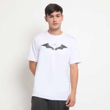 DC Comics Official The Batman Movie T-shirt Casual Sporty DTS-022 XXL Putih
