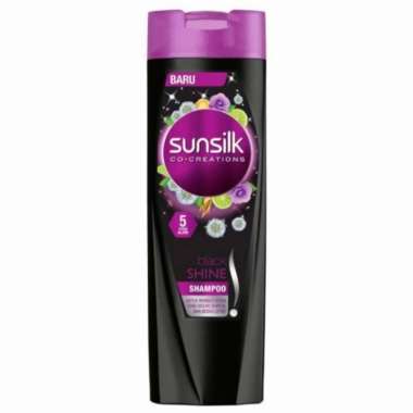 Promo Harga Sunsilk Shampoo Black Shine 340 ml - Blibli