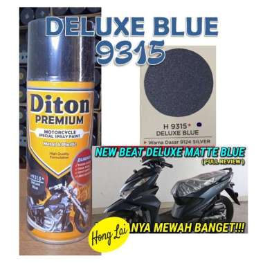 Cat Pilox Diton Premium Honda Deluxe Blue 9315 Warna Biru Doff Dop Matte pilok pylox pylok