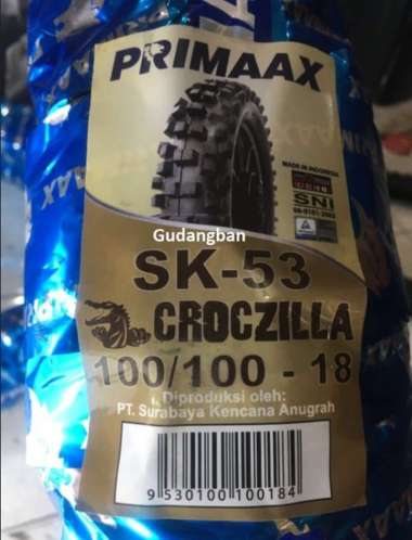 Ban Luar Primaax SK53 100 / 100 - 18 Croczilla Rear Tubetype cross trail Primax SK-53 belakang KLX D