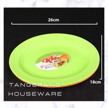 Piring Plastik Oval Tebal Piring Makan Saji Piring Oval KH Belva