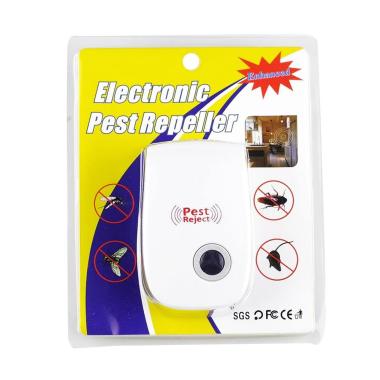 OEM Ultrasonic Elektronik Pest Reject Alat Pembasmi Serangga Putih