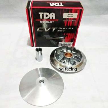 Pully set cvt Nmax TDR racing Silver