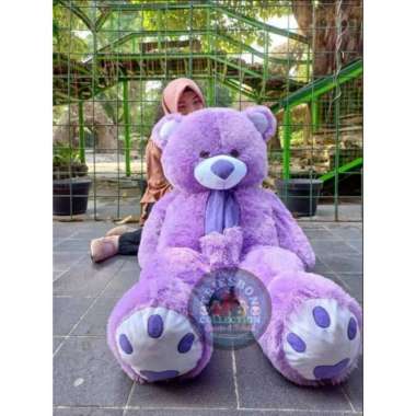 Boneka Teddy Bear Jumbo 1,6 Meter Biru