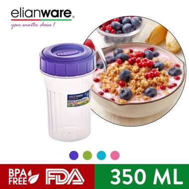 Elianware Shaker Blender Container (350ml) , BPA Free Purple
