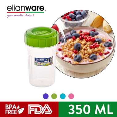 Elianware Shaker Blender Container (350ml) , BPA Free Green