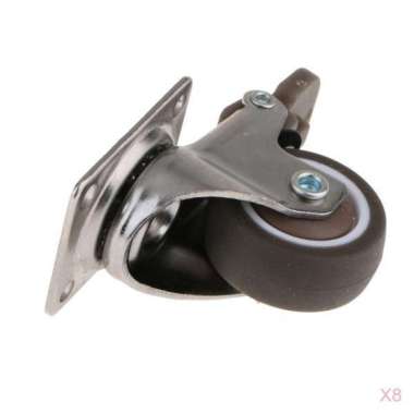 Casters,4 Pieces Medium Flatbed Truck Trolley Industry Castor Wheels,Office Chair Swivel Chair Universal Wheel,Replace Accessories with Brake Furniture Casters Noiseless Mute/F Casters,4 Pieces Medium Flatbed Truck Trolley Industry Castor Wheels,Office Chair Swivel Chair Universal Wheel,Replace Accessories with Brake Furniture Casters Noiseless Mute/F