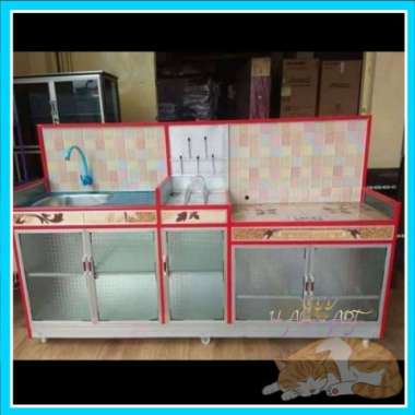 Wastafel Meja Kompor Lemari Pintu 5 Bahan Alumunium