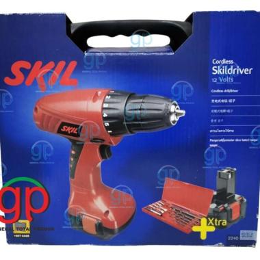 CORDLESS DRILL /. DRIVER 2240 SKIL MESIN BOR BATERAI 12V