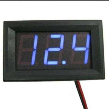 Voltmeter Volt Meter Motor Mobil Digital Cek Aki Pengukur Tegangan DC 4.5-30V 0.56 Frame Bingkai Bir