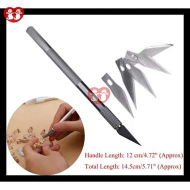1 Set Hobby Knife/Art Knife/Art Pen Cutter Plus Refill 5pcs