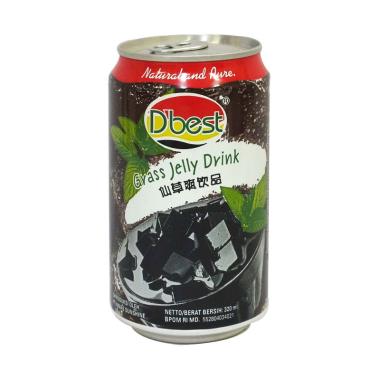 D`Best Grass Jelly Minuman Kaleng [320 mL]