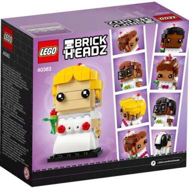Toys LEGO Brickheadz Wedding Bride 40383