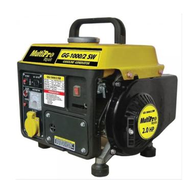 Multipro 2 Tak GG-1000/2SW Generator Genset Listrik [1000 Watt] black yellow