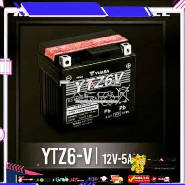 Accu/Aki Motor Yuasa YTZ6V untuk Vario 125, PCX, Satria, CBR 150