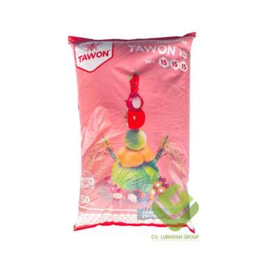 Pupuk NPK Tawon 15-15-15 50kg - Pupuk Daun dan Pertumbuhan / Pupuk Dasar / Pupuk Pengganti Phonska Subsidi