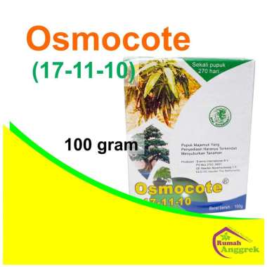 Osmocote 17 - 11 - 10 100 gram pupuk Dekastar daun pertumbuhan majemuk decastar bibit anggrek aglone