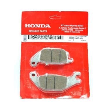 AHM Set Kampas Rem Disk Cakram Belakang for Honda CS 1 [06435KWC901] SILVER