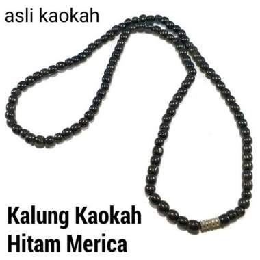 KALUNG KAYU ASLI KAOKAH KAUKAH KOKKA KAOKA KOKAH ASLI ISTANBUL TURKI POLOS DIJAMIN ASLI Hitam