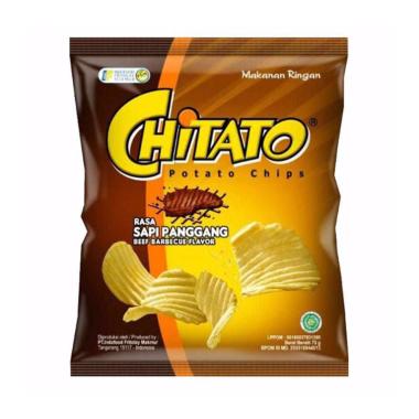 Promo Harga Chitato Snack Potato Chips Sapi Panggang Beef Barbeque 68 gr - Blibli