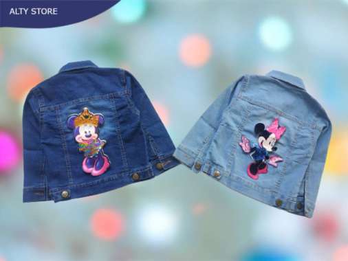 JAKET JEANS ANAK / JAKET LED MICKEY MOUSE ANAK UNISEX / JAKET ANAK LAKI-LAKI / JAKET ANAK PEREMPUAN 