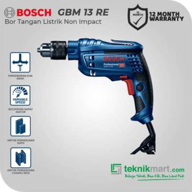 Bosch GBM 13 RE 600watt 13mm Bor Listrik Non Impact
