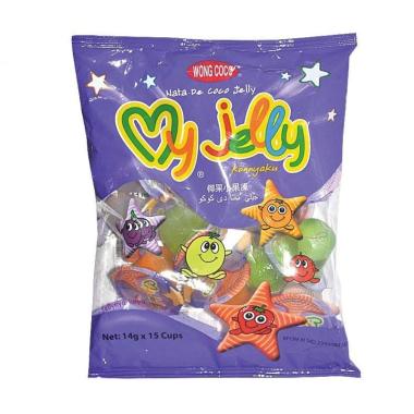 Promo Harga Wong Coco My Jelly per 15 pcs 14 gr - Blibli