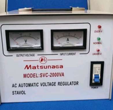 Stabilizer Matsunaga SVC 2000 VA. AC Automatic Voltage Regulator Stavol