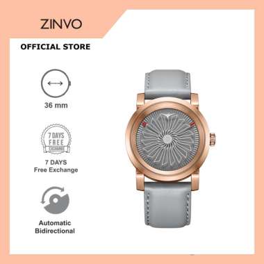 Jam Tangan Wanita Automatic Analog Zinvo Blade Essence Grey