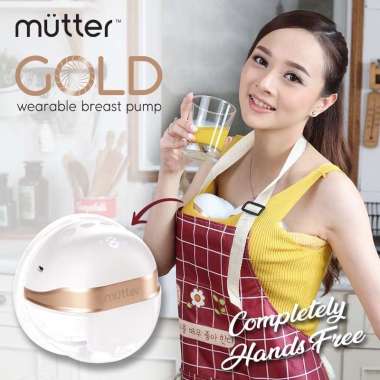 Mutter Gold Handsfree Wearable Breastpump Pompa Asi