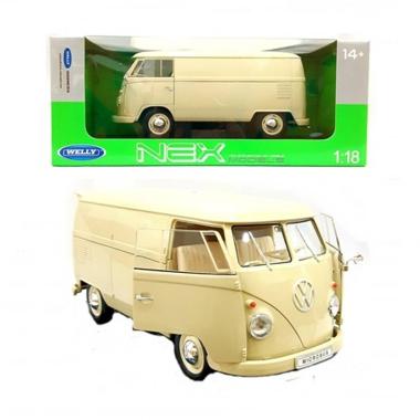 Welly 18053W Nex 1963 Volkswagen T1 Bus Diecast - Cream [1:18]