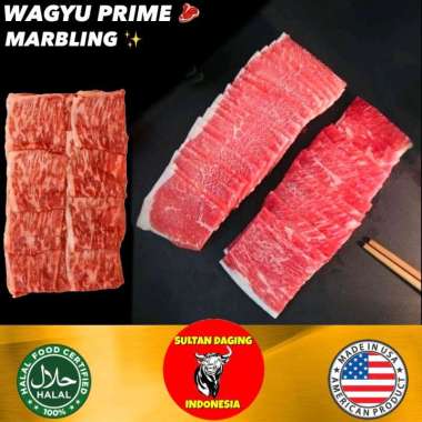 US WAGYU SLICE PRIME MARBLING 250 GRAM PREMIUM IMPORT USA/WAGYU SLICED/ US WAGYU SLICE/ WAGYU US PRI