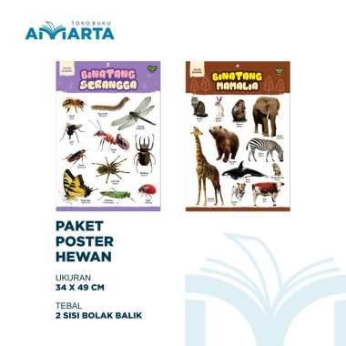 PAKET POSTER HEWAN