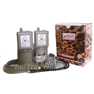 LNB Matrix Parabola 2 in 1 Outside C Band untuk 1 Receiver