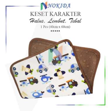 Nokida Keset Lantai Rumah Anti Slip / Lap Keset Menyerap Air / Keset Lembut Dekorasi / Keset Kamar M